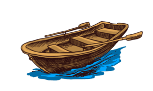 illustration barque de pêcheur