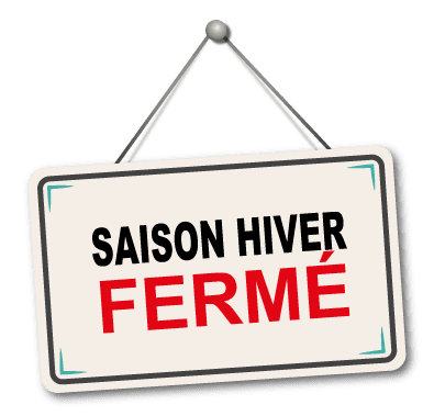 Panneau-HIVER-Saison-Fermé Panneau saison d'été